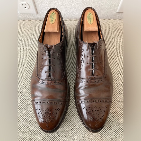 13D Alden 9084 Cigar Shell Cordovan Medallion Tip Bal Horween USA